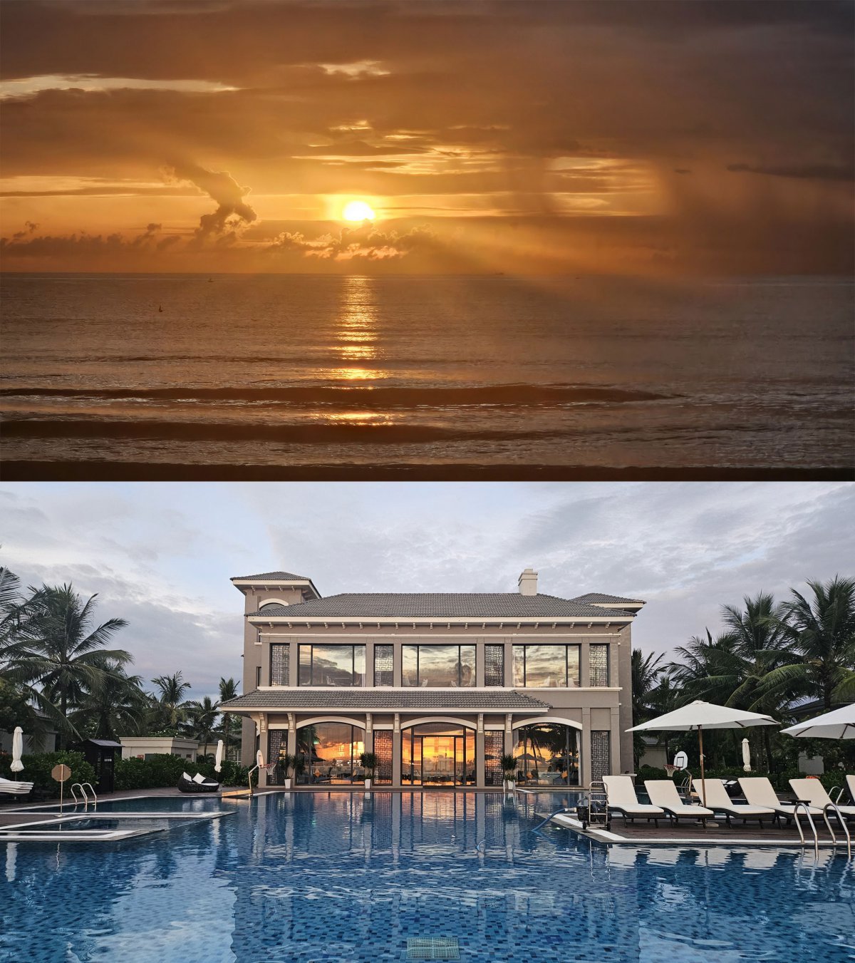 Danang Marriott Resort & Spa is located along Non Nuoc Beach, making it a great spot to watch the sunrise. Reporter Choi Hyun-jung, Donga.com phoebe@donga.com