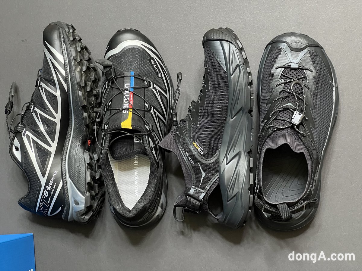 Hoka Hopara 2 vs Salomon XT6 Size Comparison