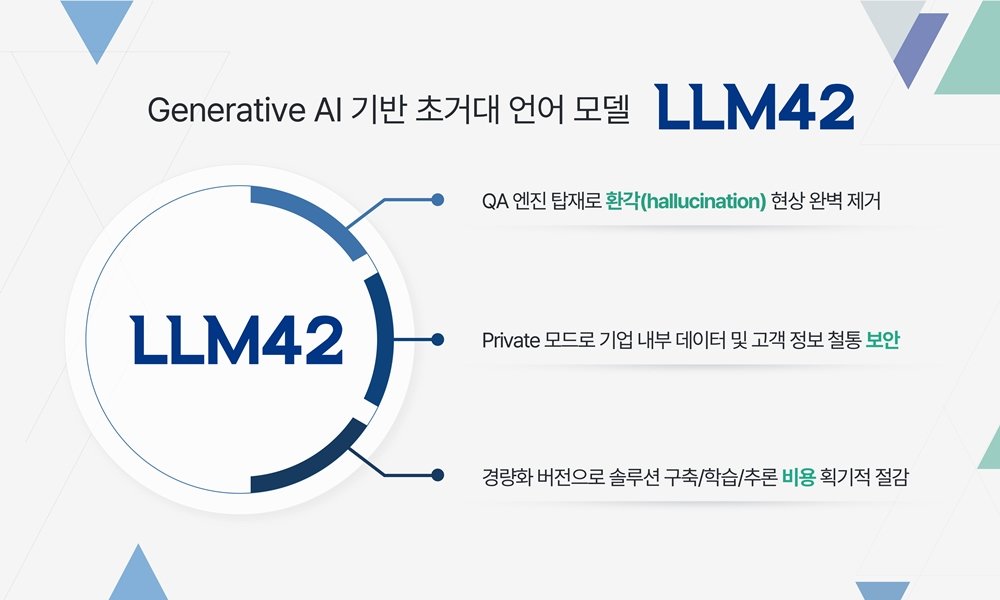 포티투마루가 개발한 기업용 특화 LLM인 'LLM42' / 출처=포티투마루