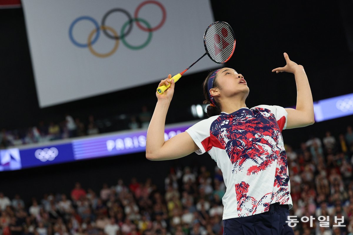 안세영 선수는 2024 파리 올림픽에서 한국에 28년 만의 배드민턴 여자 단식 금메달을 안겼다. 동아일보DB