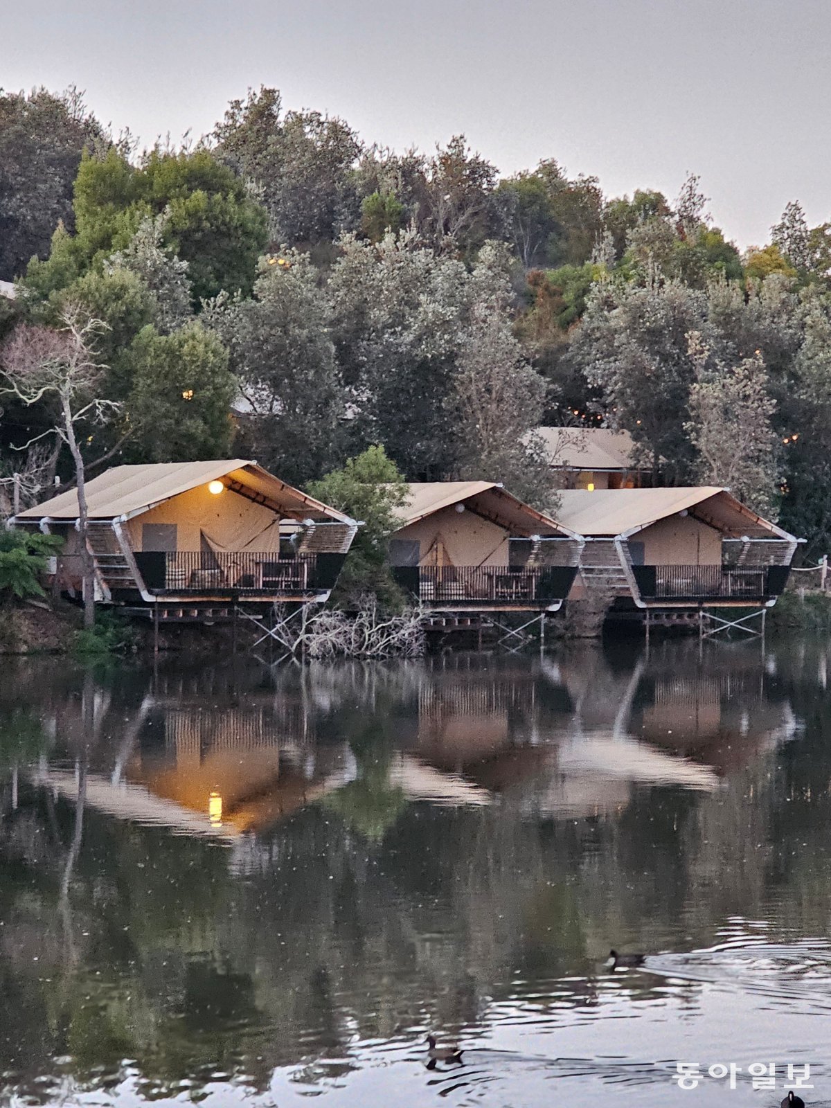 Glamping site accommodation at Mitung Hot Springs. Art Road/Gipsland, Australia Reporter Jeon Seung-hoon raphy@donga.com