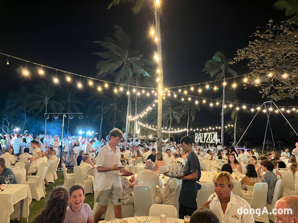 Club Med Bali French Independence Day Dinner Party.