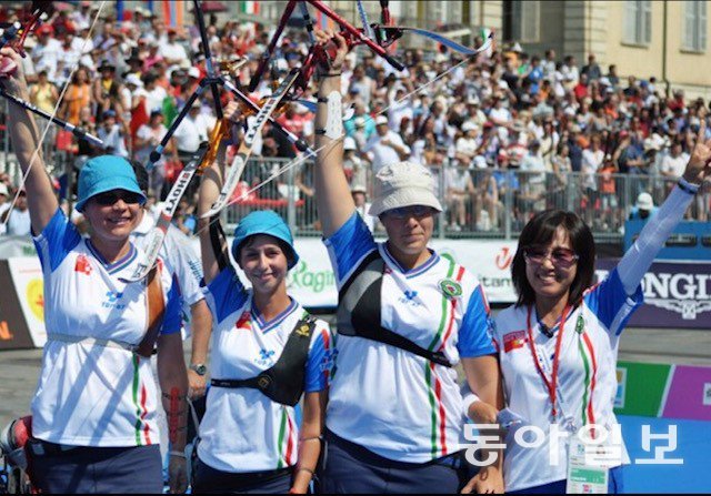 Coach Park Young-sook led the women's national team to the top of the World Championships while serving as the Italian coach. Courtesy of Coach Park Young-sook