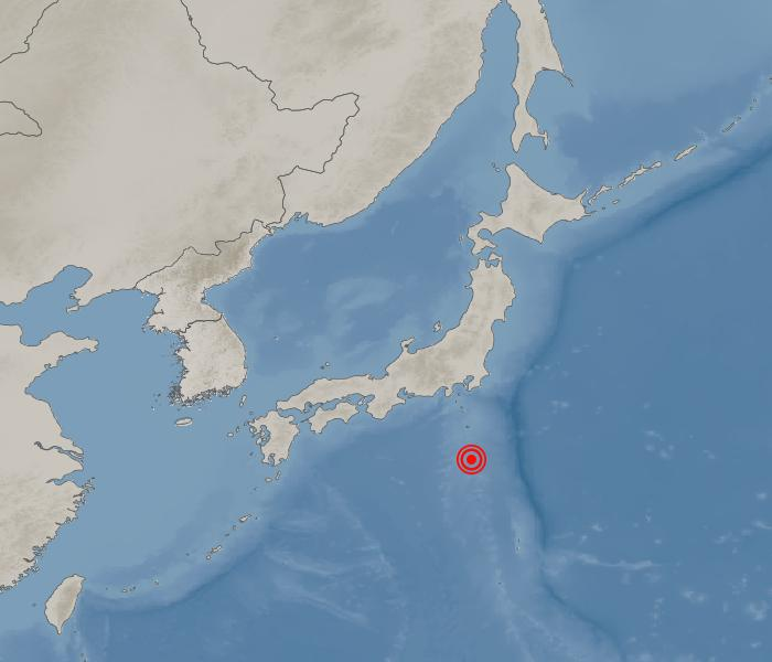 일본 시즈오카현 하마마쓰시 남남동쪽 425㎞ 해역에서 규모 5.9 지진이 발생했다. 기상청 제공