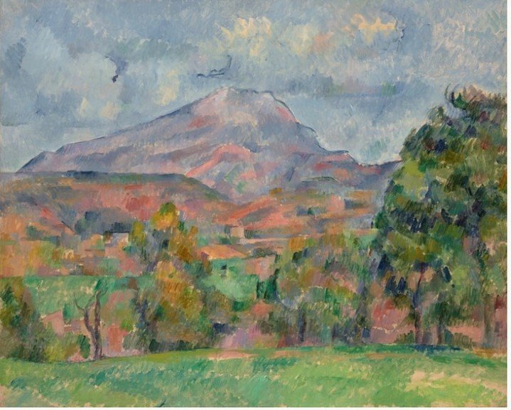 폴 세잔 (1839-1906) 라 몽타뉴 생트 빅투아르(La montagne Sainte-Victoire). CHRISTIE‘S IMAGES LTD. 2022.