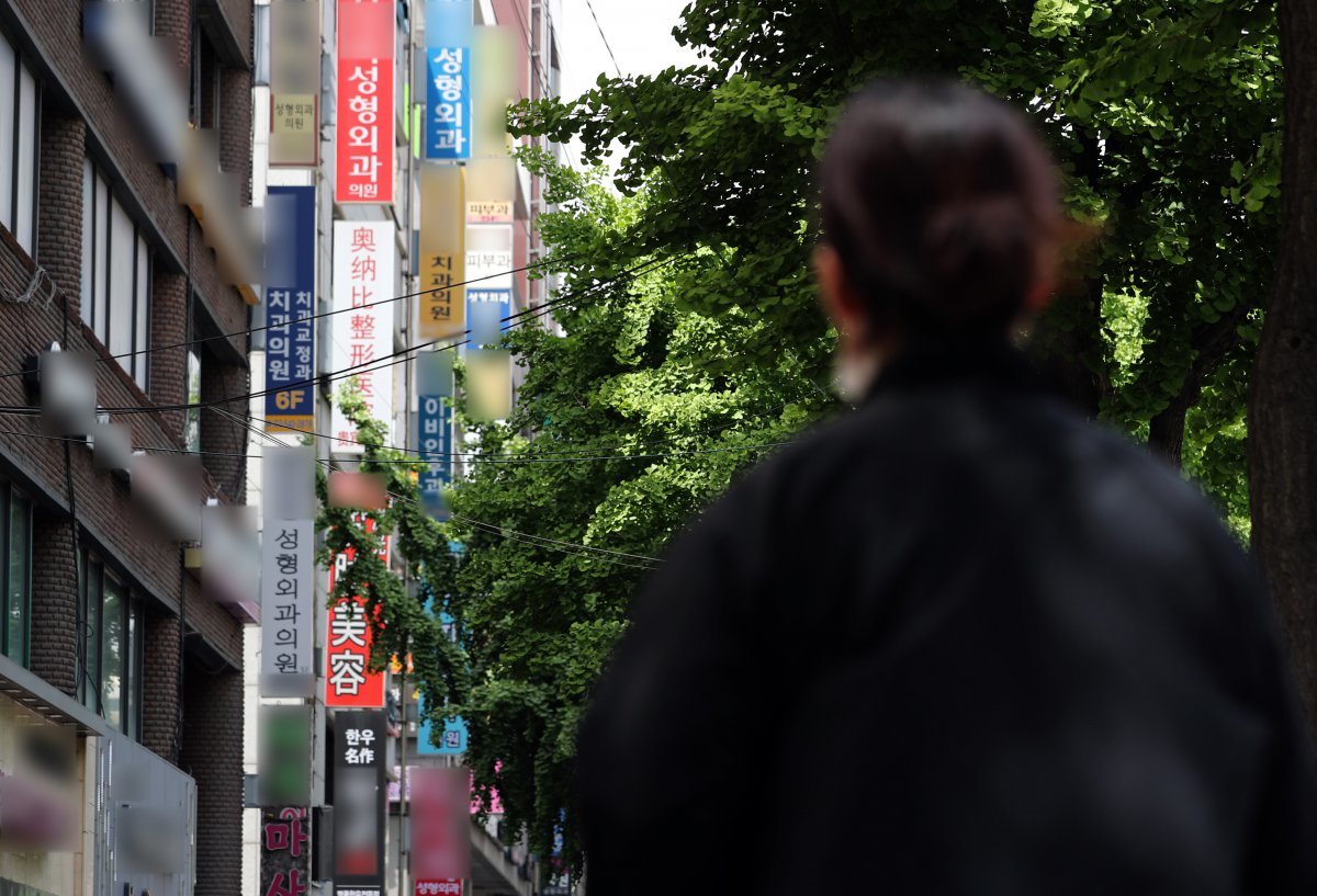 서울 강남구 성형외과 밀집지역의 모습. /뉴스1