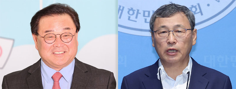 조전혁 후보(왼쪽), 정근식 후보