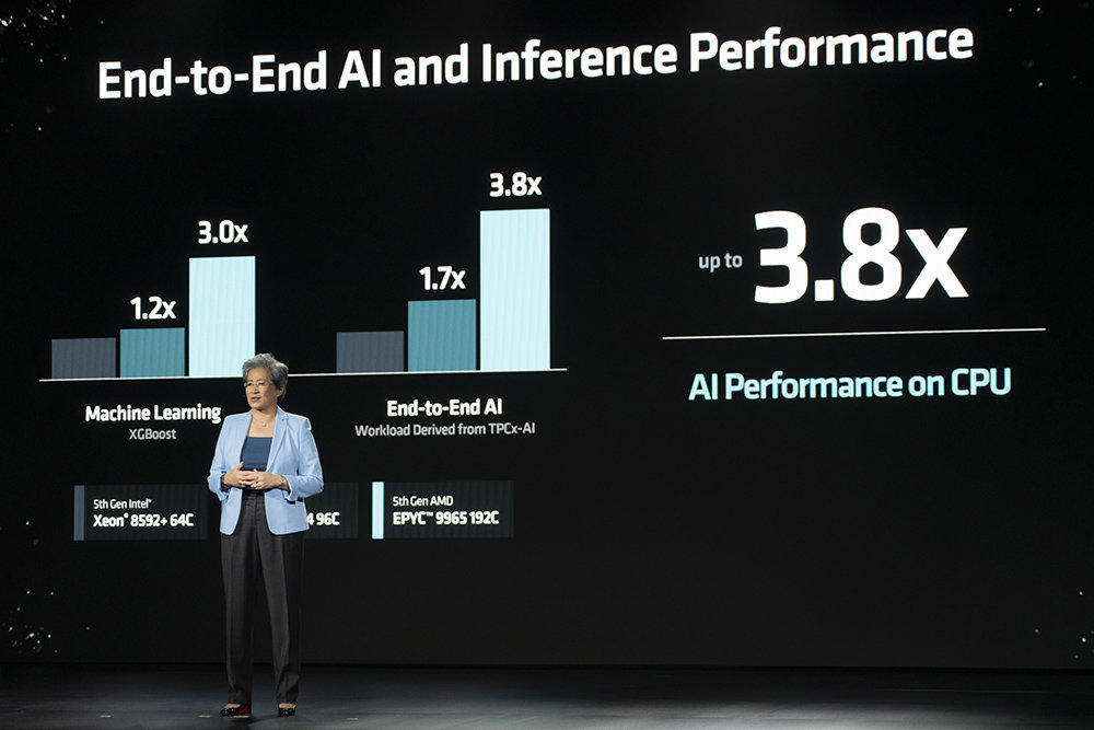 AI CPU 성능은 경쟁사 제품 대비 최대 3.8배 늘었다는 설명이다 / 출처=IT동아