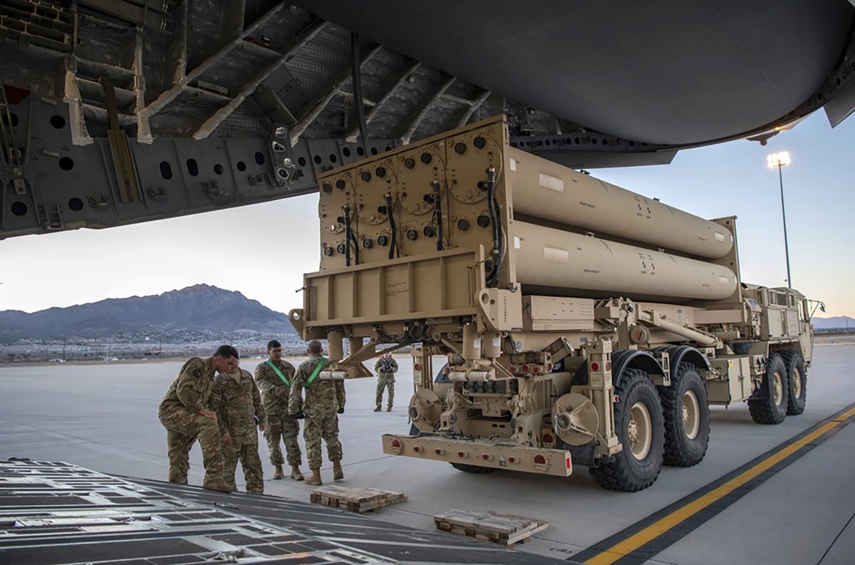 미국이 2019년 이스라엘에 ‘사드(THAAD·고고도미사일방어체계)’를 처음 배치했을 때의 모습. 미국은 13일 이스라엘에 사드를 추가 배치하고 이를 운용할 미군 100여 명도 파견하겠다고 밝혔다. 미 공군 제공