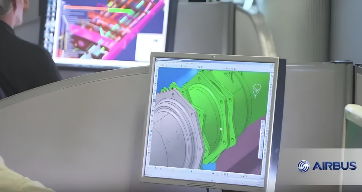 버추얼 트윈 기술로 항공기 설계에 나서는 에어버스 / 출처=에어버스
