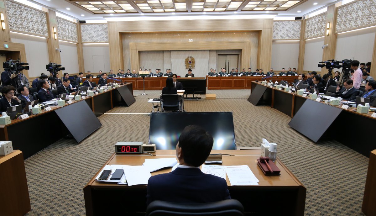 17일 충남 계룡대에서 국회 국방위원회의 육군본부에 대한 국정감사가 진행되고 있다. 2024.10.17/뉴스1