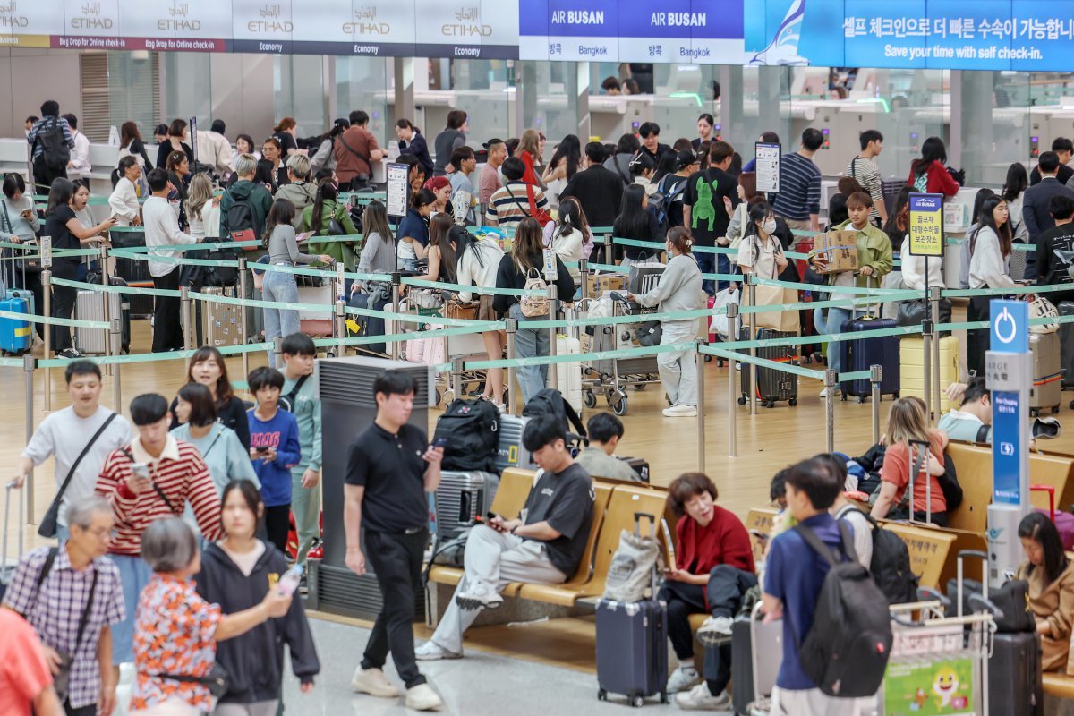 인천국제공항 출국장 /뉴스1 ⓒ News1