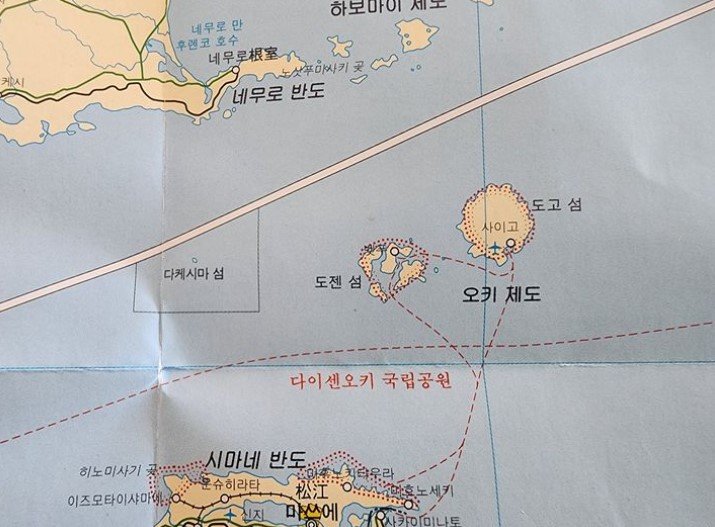 독도를 ‘다케시마’로 표기한 일본정부관광국(JNTO) 지도. 사진 서경덕 교수 페이스북 갈무리