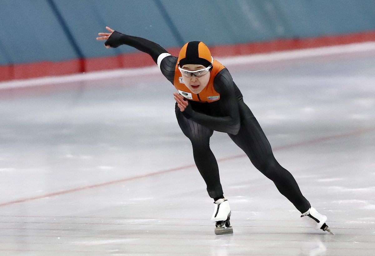 빙속여제 김민선이 여자 500m 1위를 차지했다. 2023.10.20 뉴스1