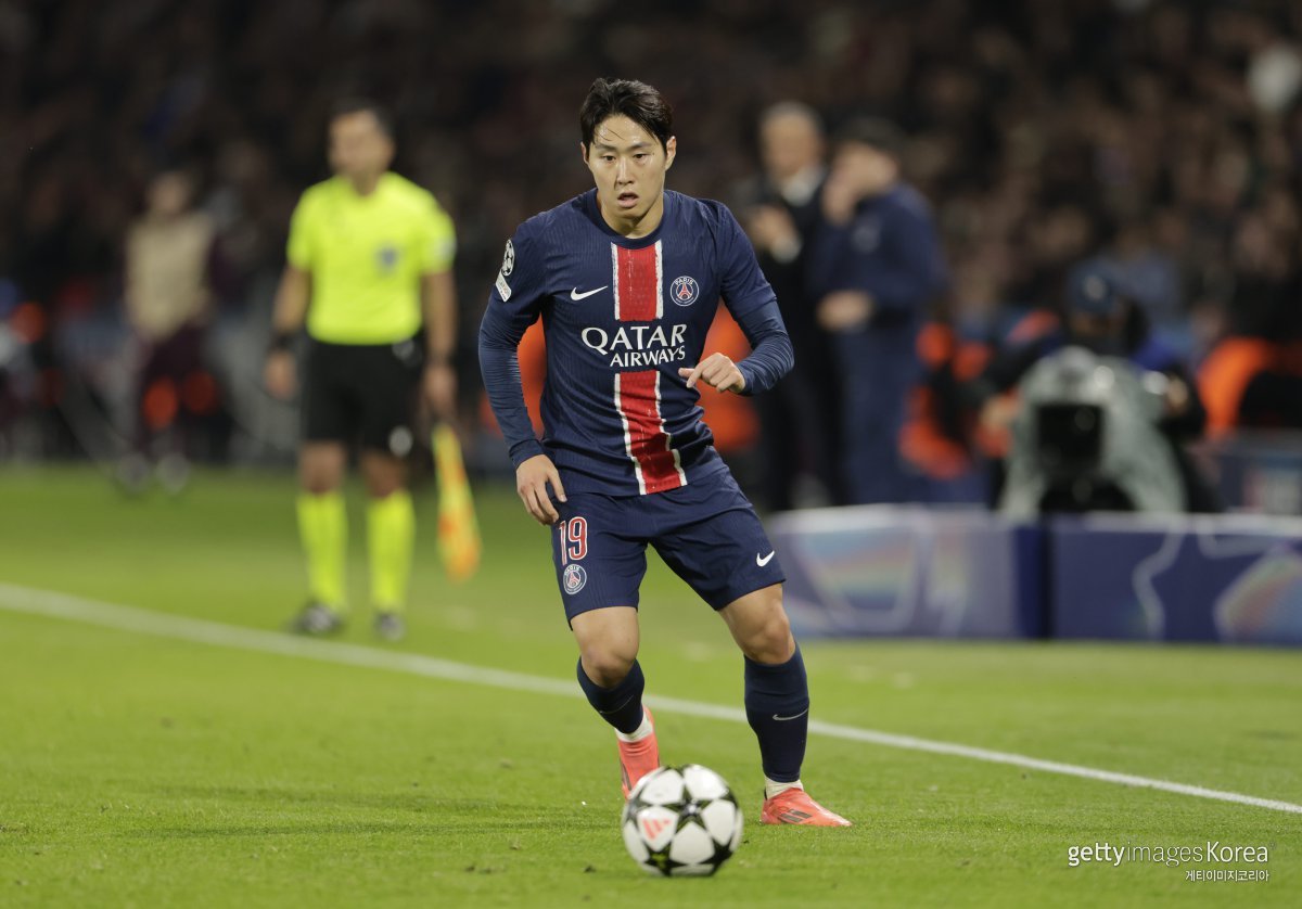 프랑스 프로축구 리그앙 파리 생제르맹(PSG)의 이강인. ⓒ(GettyImages)/코리아