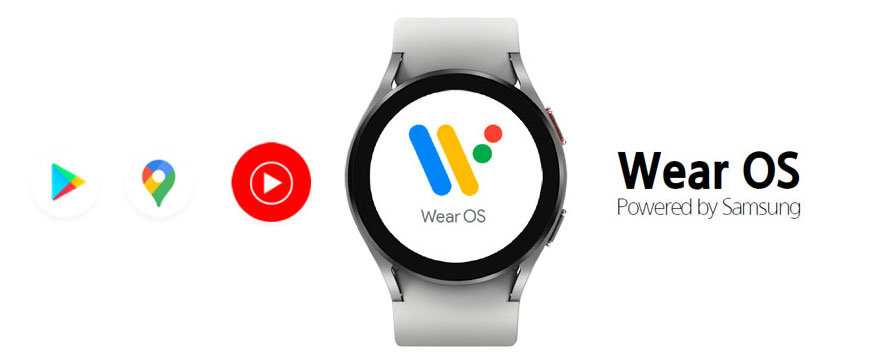 갤럭시워치4 이후의 갤럭시워치 시리즈에 탑재된 구글의 웨어 OS(Wear OS) / 출처=삼성전자