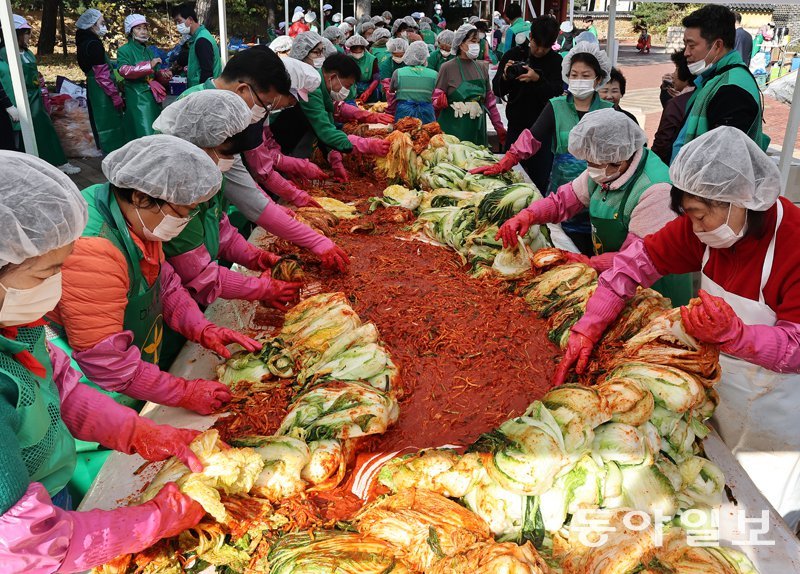 한국의 김장은 2013년 유네스코 인류무형문화유산으로 지정되는 등 특별한 문화유산으로 가치를 인정받았다. 동아일보DB