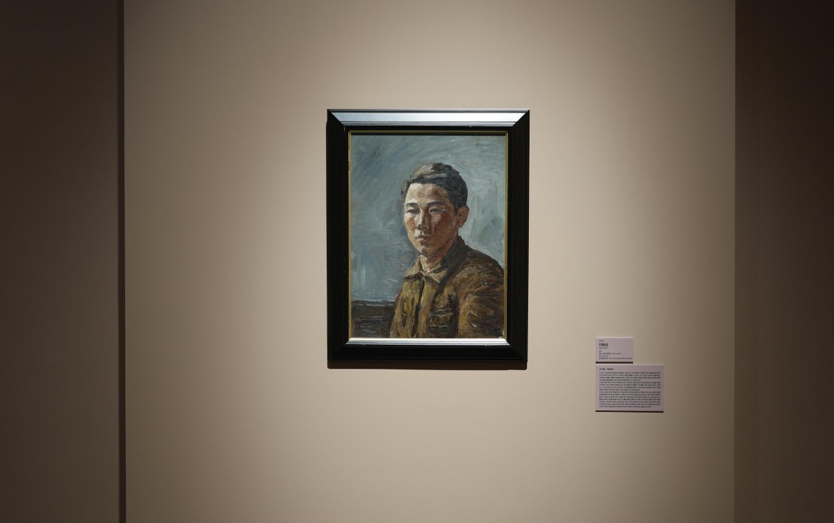 오지호가 일본 동경미술학교(현 도쿄예술대학)를 졸업하며 그린 자화상(1931). 도쿄예술대학이 소장하고 있는 작품으로 이번 전시를 위해 한국으로 돌아왔다. 전남도립미술관 제공