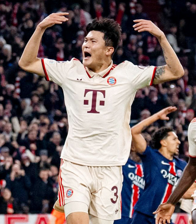 Kim Min-jae Shines with Winning Goal Against PSG: Bayern Munich Star Receives Man of the Match Honors in UEFA Champions League