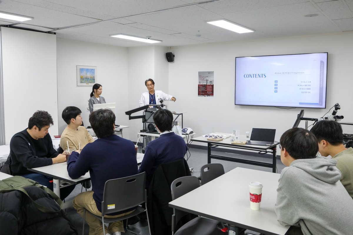 3D 프린팅·가상현실 활용한 해부학 실습 워크숍 개최. 고려대안산병원 제공