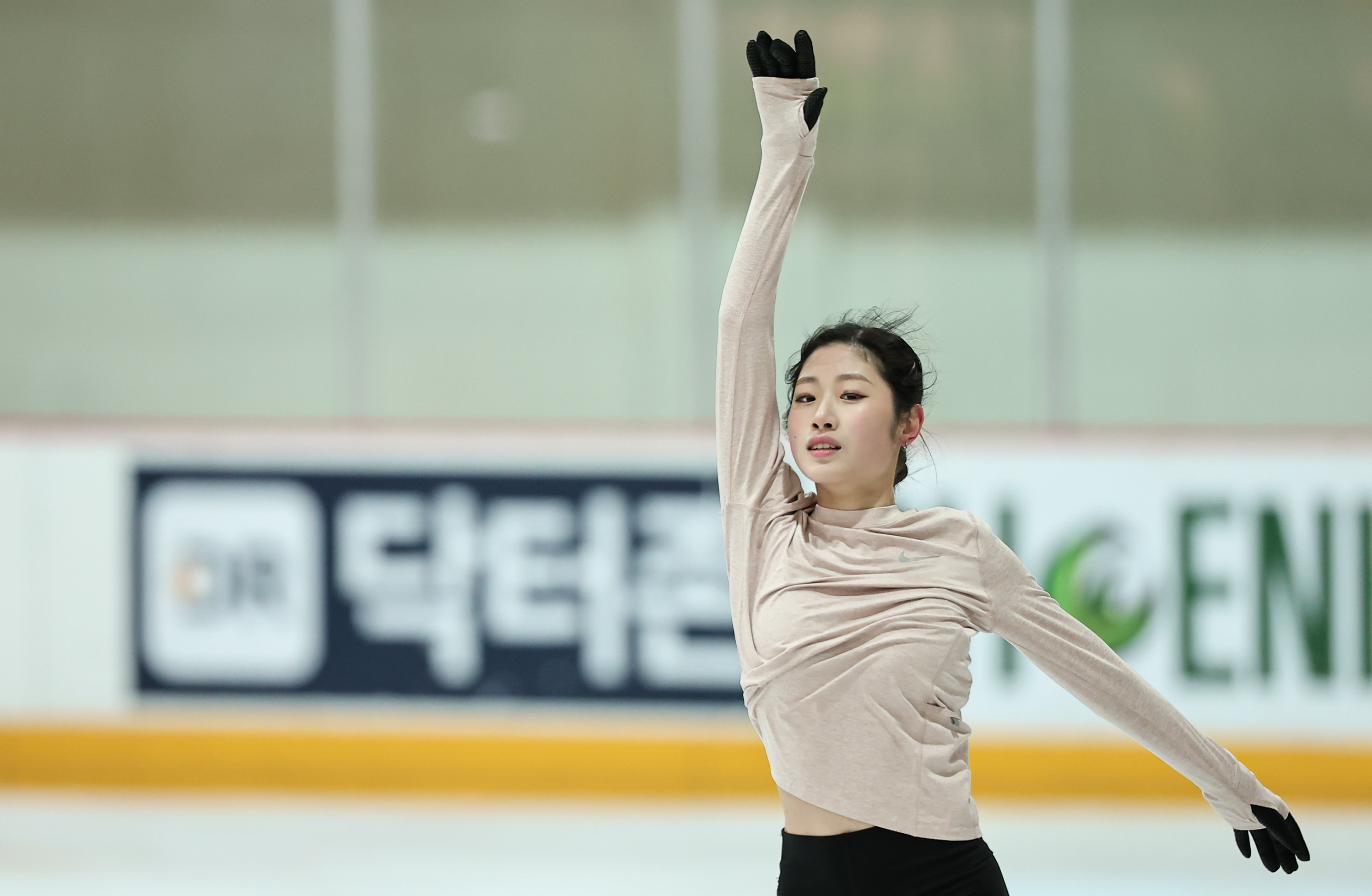 피겨 이해인이 17일 서울 구로구 한 빙상경기장에서 훈련을 하고 있다. 2024.12.17 뉴스1