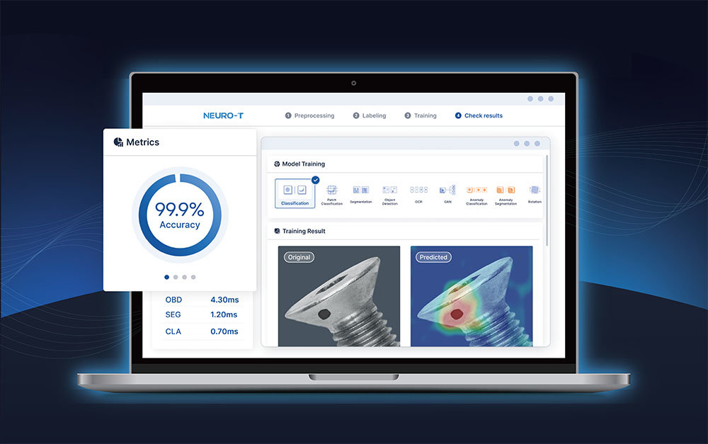 뉴로클의 딥러닝 비전 검사 솔루션 / 출처=뉴로클