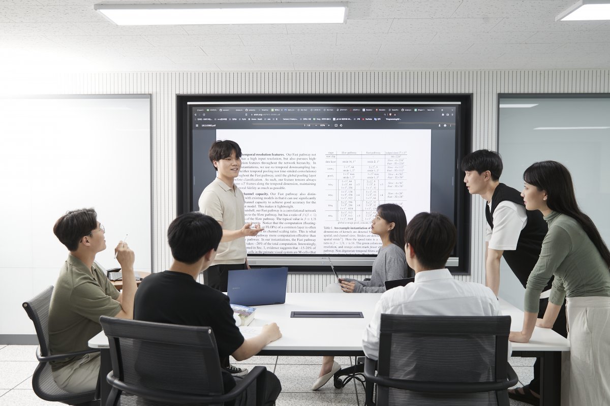 팀 프로젝트 수업중인 삼육대 재학생들 삼육대 제공