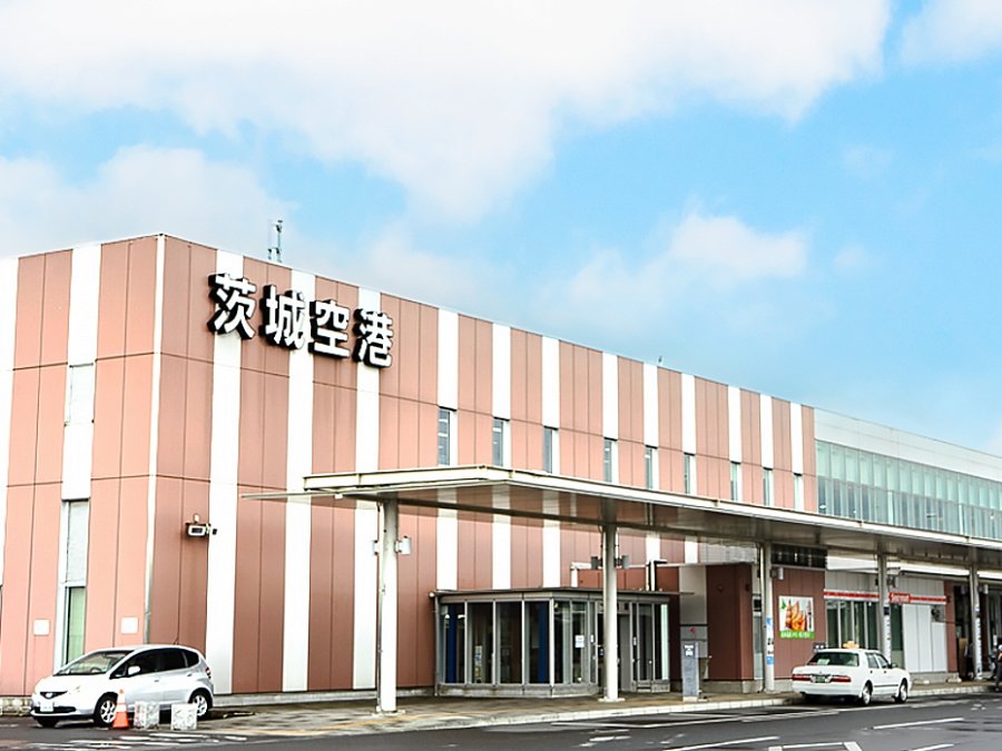 Outside Ibaraki Airport. Photo source: Ibaraki Tourism website