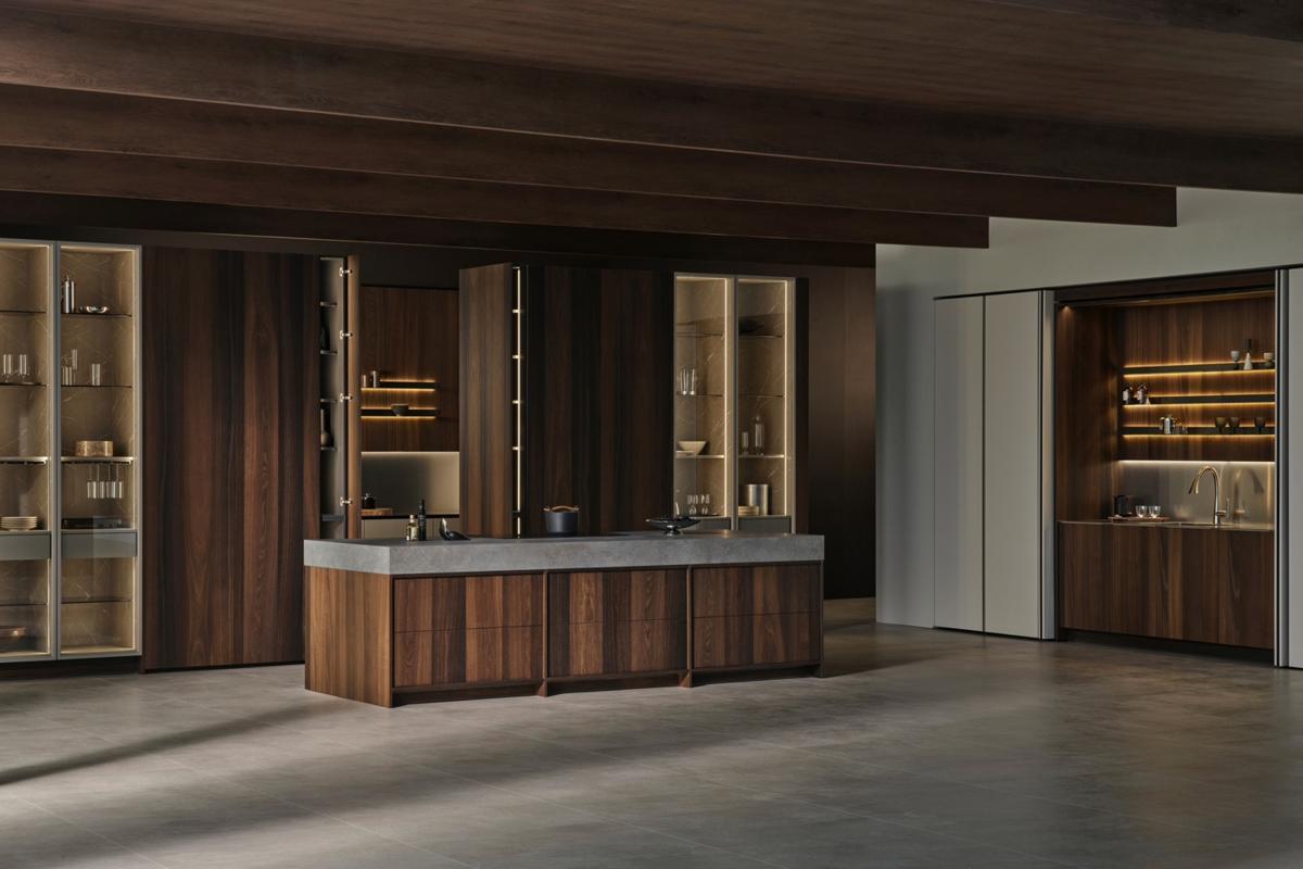 한샘은 프리미엄 키친 브랜드 ‘키친바흐(Kitchen Bach)’의 신제품을 출시했다. 한샘 제공