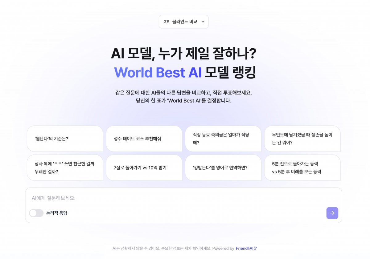 WBA 서비스 메인 화면. 이미지=프렌들리AI 제공