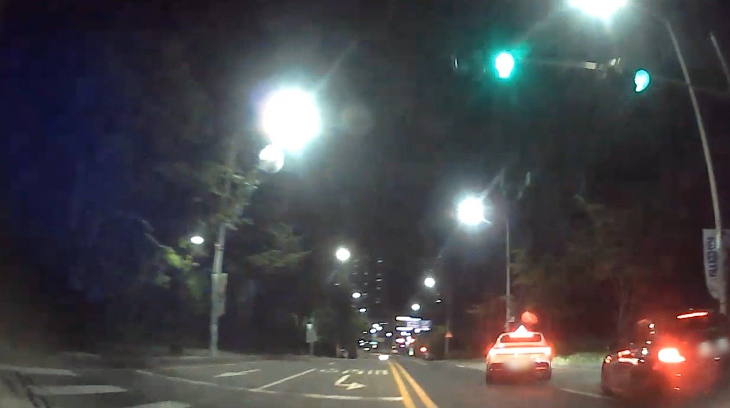 만취 운전 차량을 가로막는 택시(대전경찰청 제공) /뉴스1