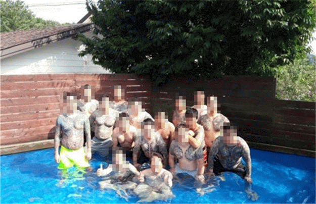 와해 후 20여 년 만에 재건을 노리던 조직폭력배 ‘신남부동파’가 경찰에 검거됐다. 신남부동파 조직원들 활동 모습. 서울경찰청 제공