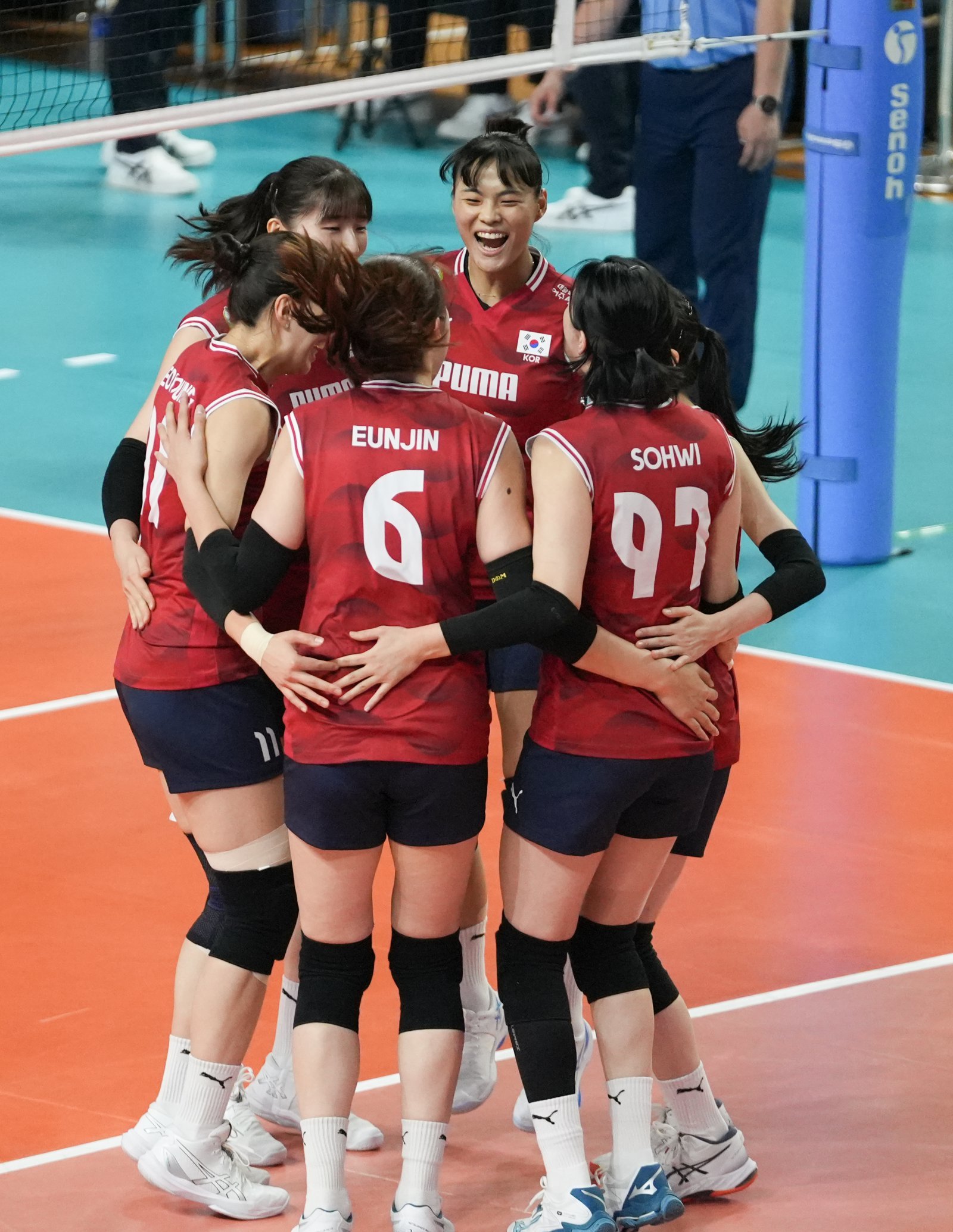 한국여자배구대표팀(대한배구협회 제공)