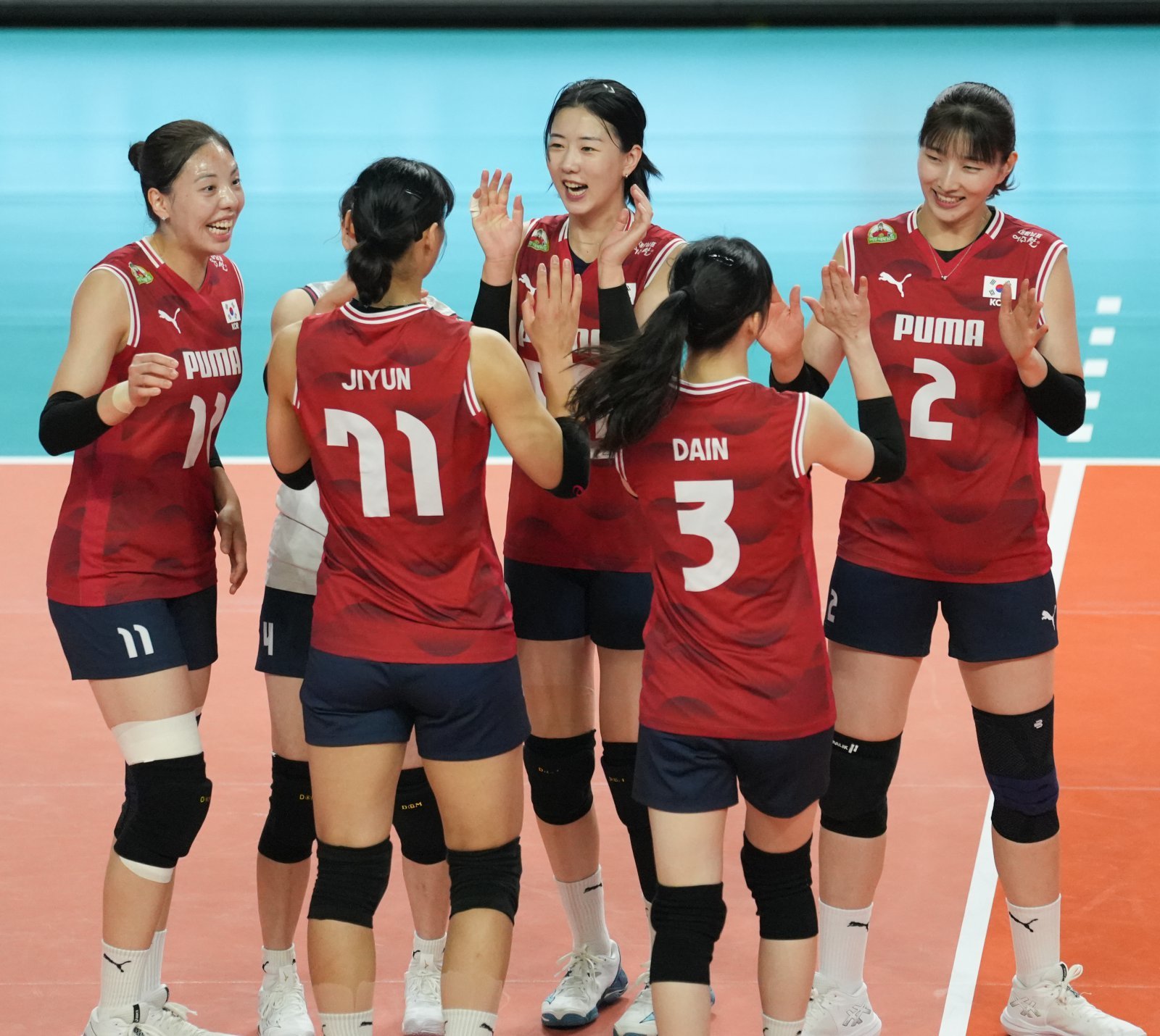 한국 여자배구 대표팀 (대한배구협회 제공)