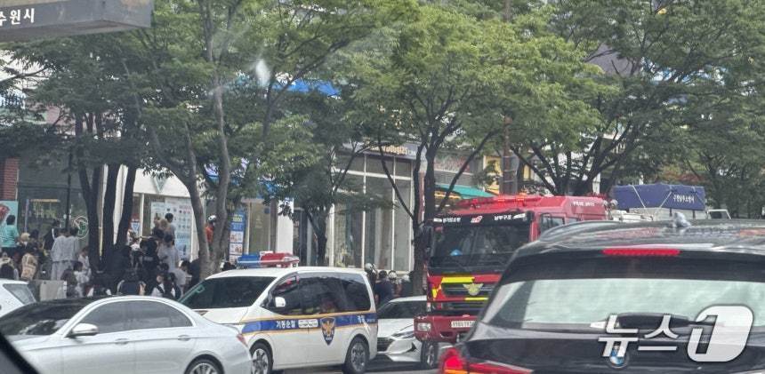 사고 현장. 독자 제공