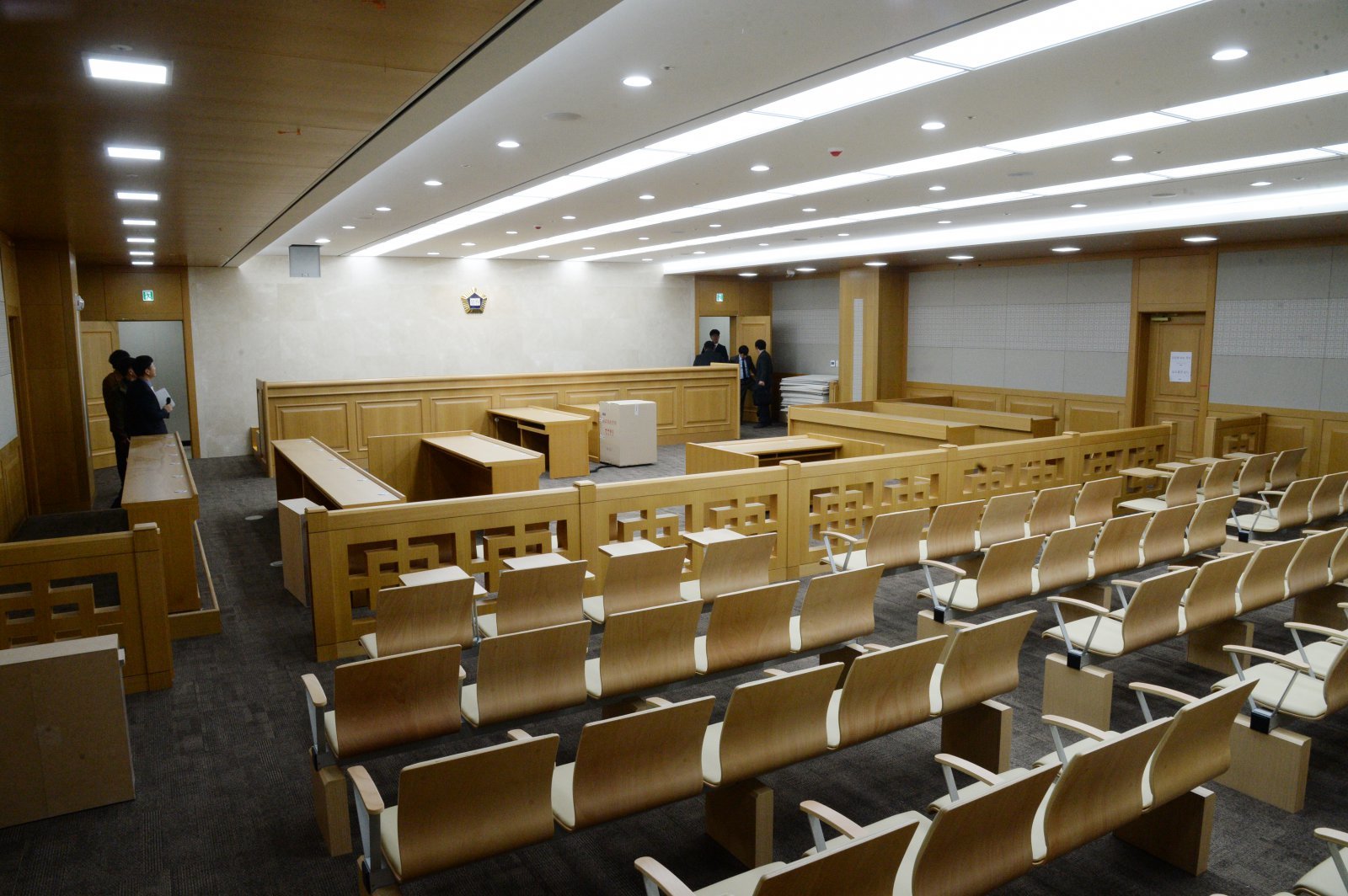 전북 전주시 만성동 전주지방법원 신청사의 대법정 내부. 2019.11.13 뉴시스