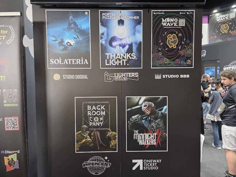 게임스컴 한국 공동관 B2C 전시 작품 (사진=게임동아)