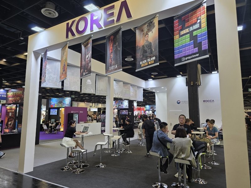 게임스컴 한국 공동관 B2B 부스 (사진=게임동아)