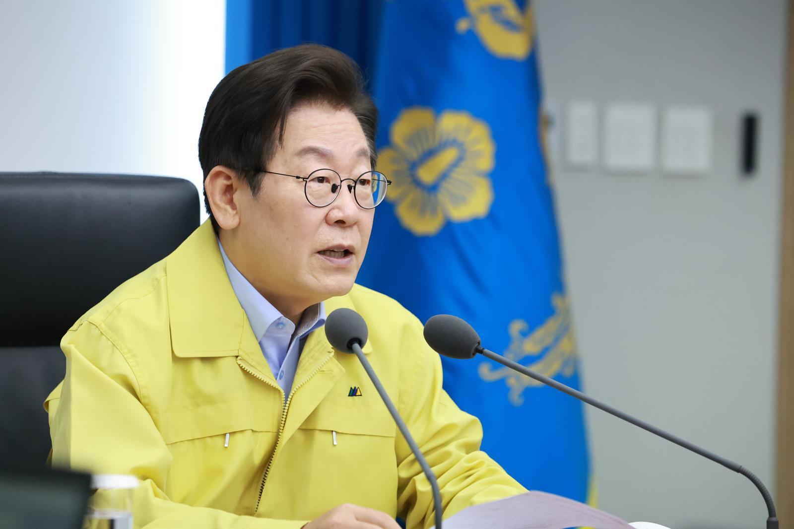 이재명 대통령이 21일 서울 용산 대통령실 청사에서 열린 제8차 수석·보좌관 회의에서 발언하고 있다. (대통령실통신사진기자단) 2025.08.21. 뉴시스