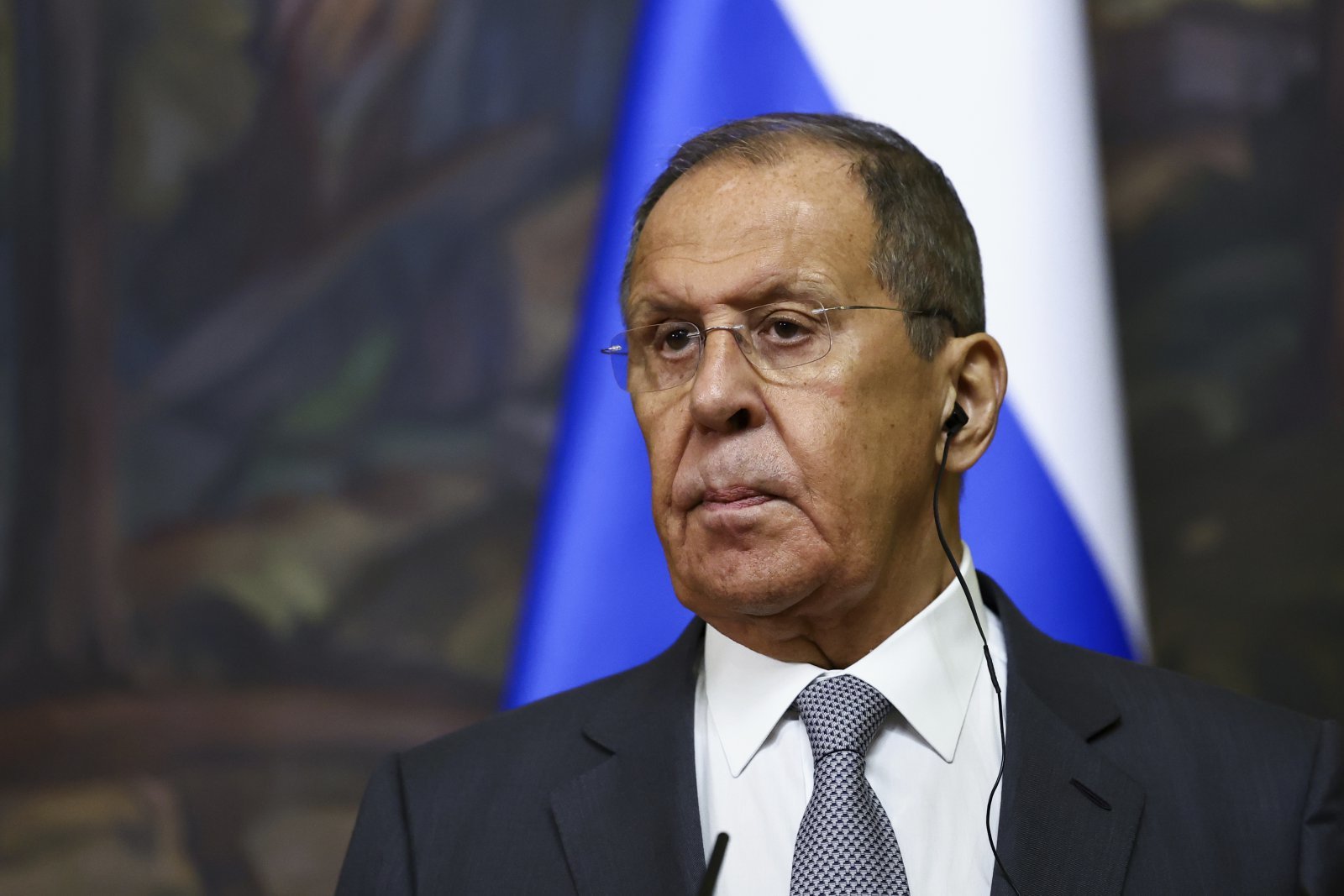 세르게이 라브로프 러시아 외무장관. 모스크바=AP 뉴시스 (뉴시스DB)