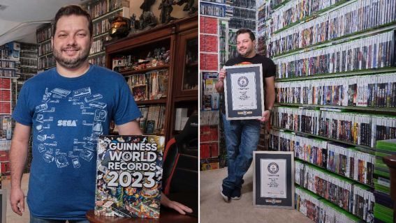 전설적인 게임 수집가 ﻿안토니오 로메로 몬테이로. 출처 = 기네스 공식 홈페이지