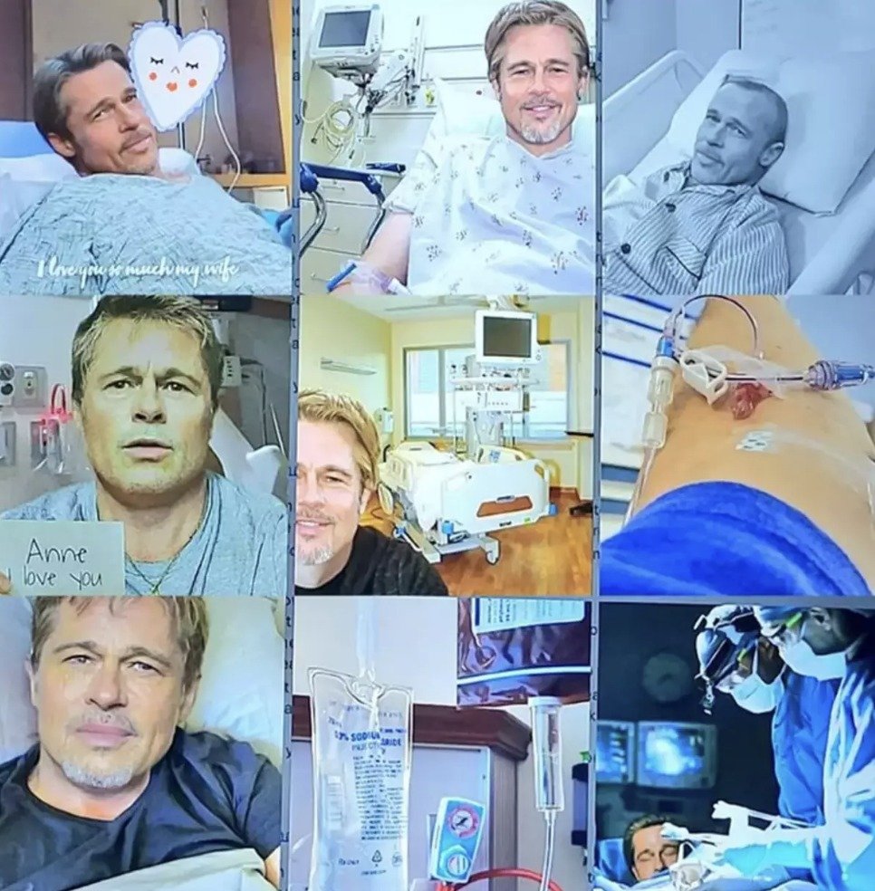 나이지리아의 범죄 조직이 인공지능(AI)으로 합성한 브래드 피트 사진. 사진=래드바이블 갈무리