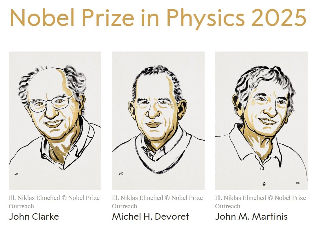 올해 노벨 물리학상 수상자들. 노벨위원회 제공