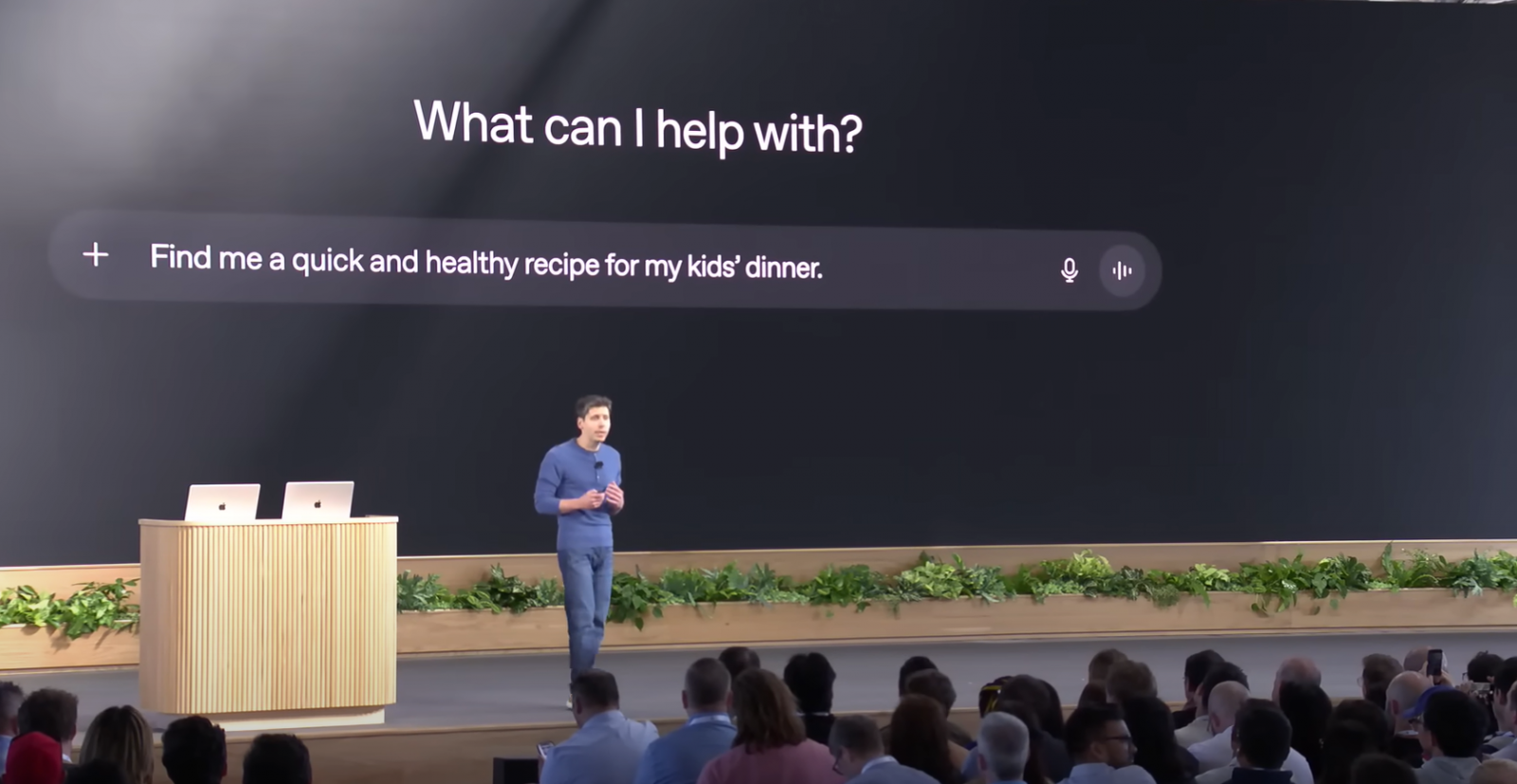 6일(현지 시간) 미국 샌프란시스코에서 열린 오픈AI 연례 개발자 콘퍼런스 ‘데브데이 2025’에서 샘 올트먼 오픈AI 최고경영자(CEO)가 기조 연설을 하고 있다. 오픈AI 유튜브 캡처