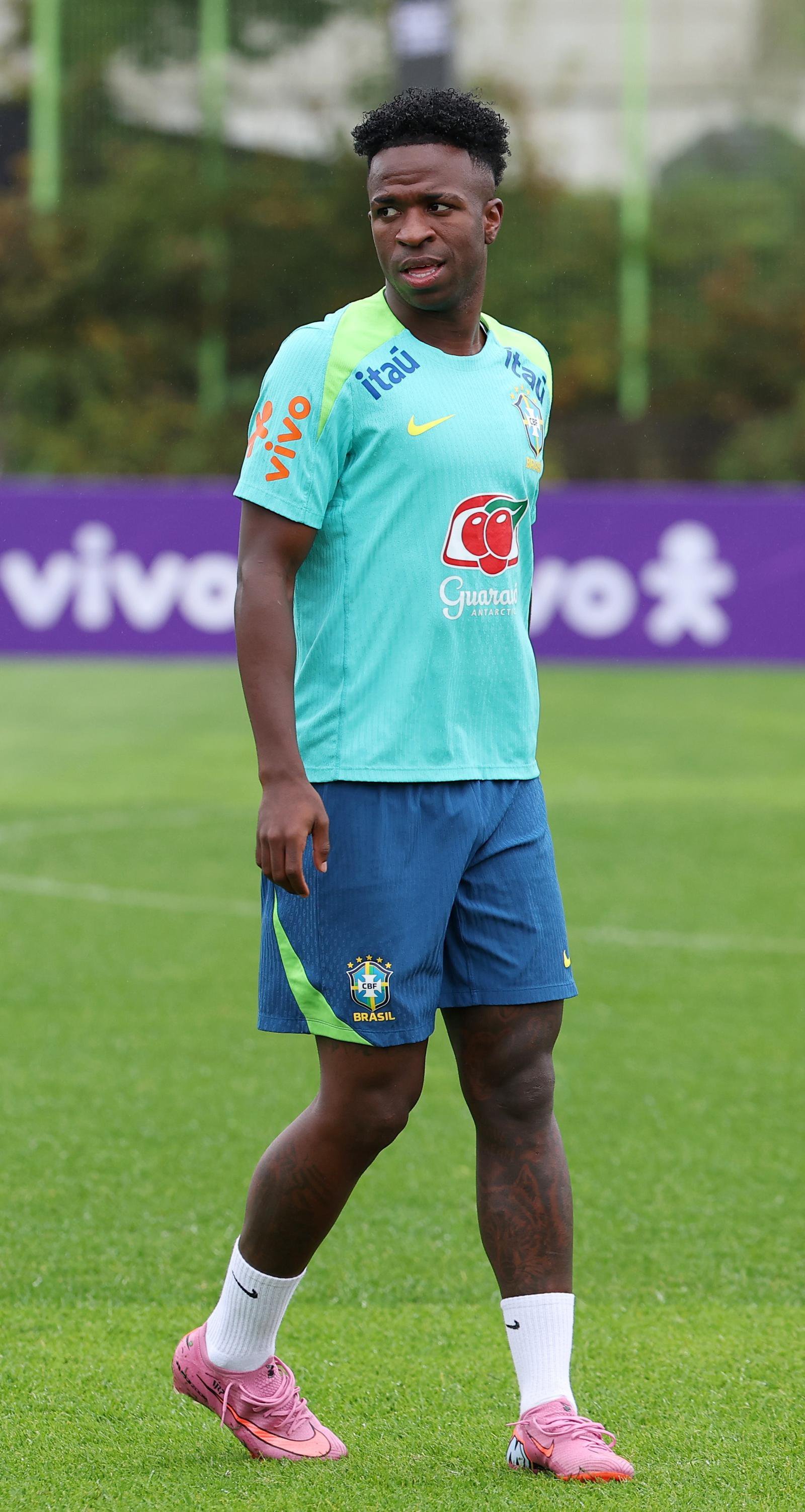 브라질 축구 국가대표팀의 핵심 공격수 비니시우스 주니오르. 고양=뉴시스