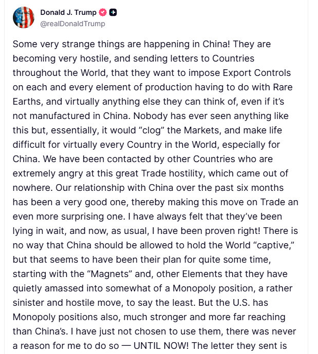 트루스소셜 캡처