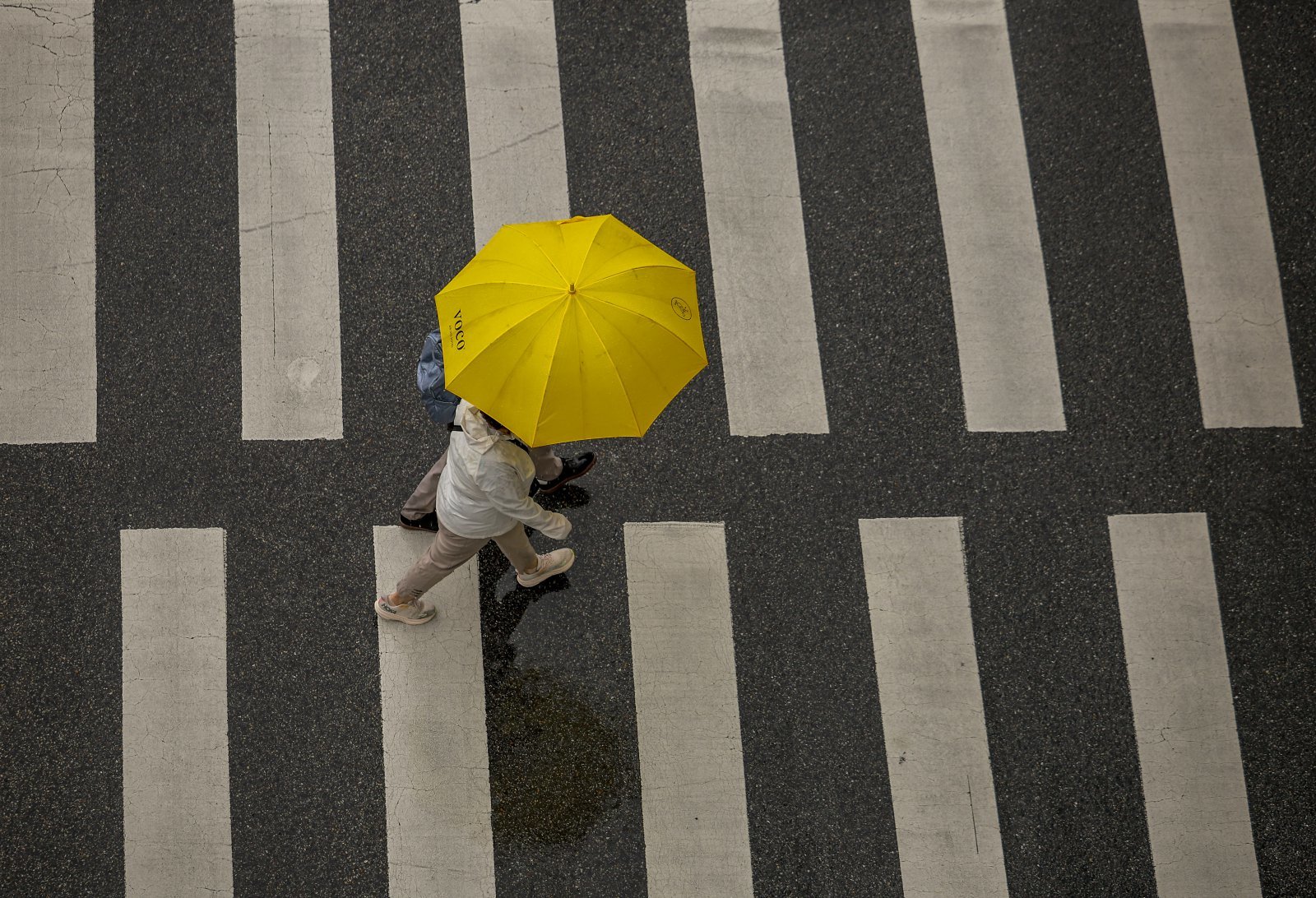 17일 서울 성동구 왕십리역 인근에서 우산을 쓴 시민들이 이동하고 있다. 2025.09.17 [서울=뉴시스]