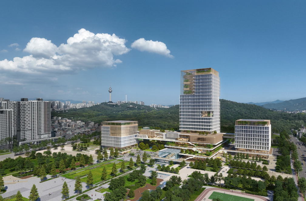 대구시 신청사 설계 공모 당선작. 대구시 제공