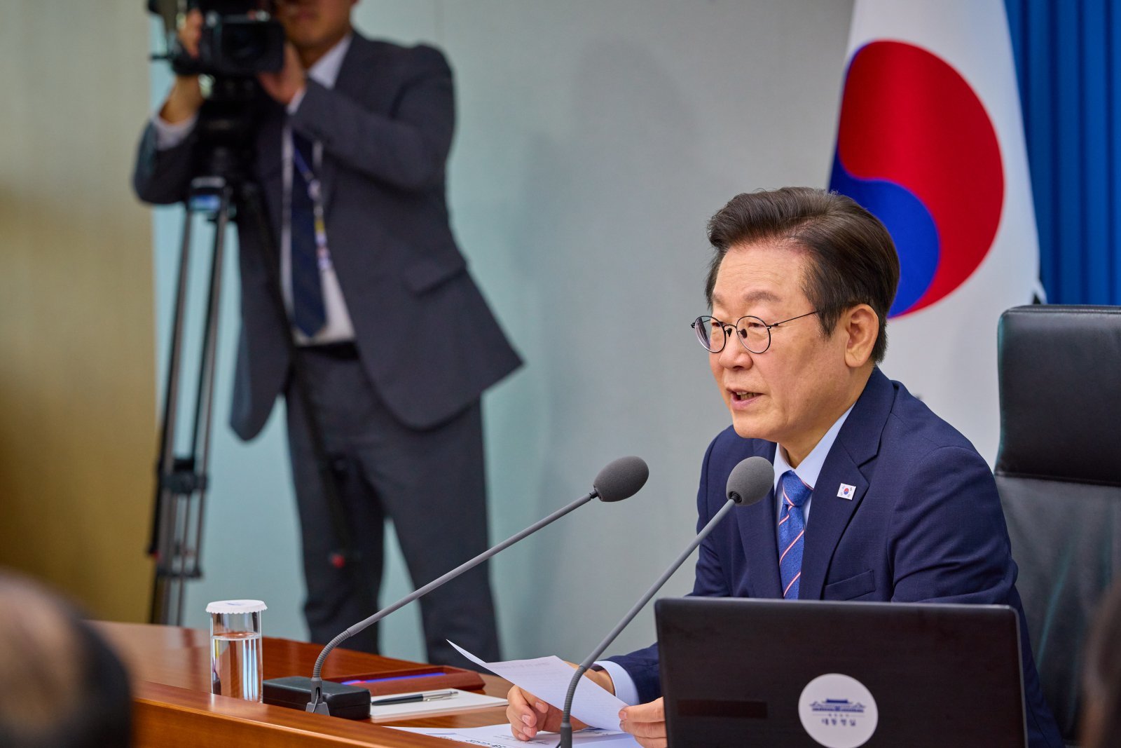 이재명 대통령이 18일 서울 용산 대통령실 청사에서 열린 수석보좌관회의에서 발언을 하고 있다. (대통령실 제공. 재판매 및 DB 금지) 2025.9.18/뉴스1