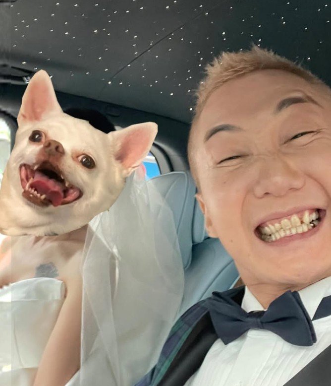 밴드 노브레인의 보컬 이성우가 결혼 소감을 전하며 공개한 사진. 인스타그램 캡처